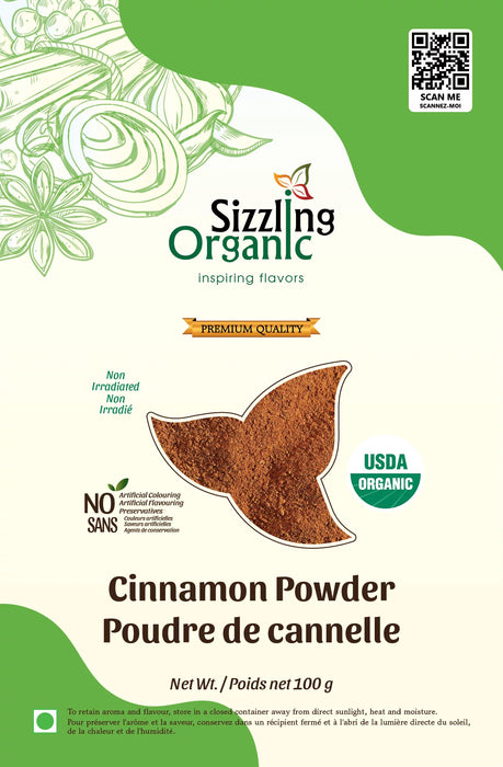 Sizzling Organic Cinnamon Powder 50g