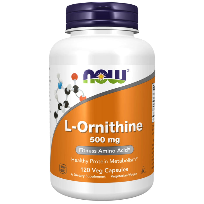 Now L-Ornithine 500mg  120caps