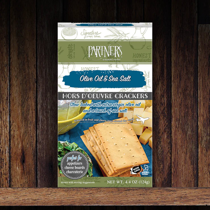 Partners Olive Oil & Sea Salt Crackers 124g