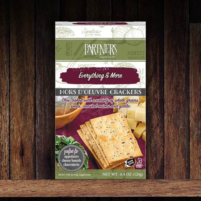 Partners Crackers – Everything & More, Gourmet Snack (124g)