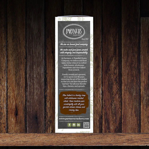 Partners Crackers - Stone Ground Wheat Crispbreads (142g)