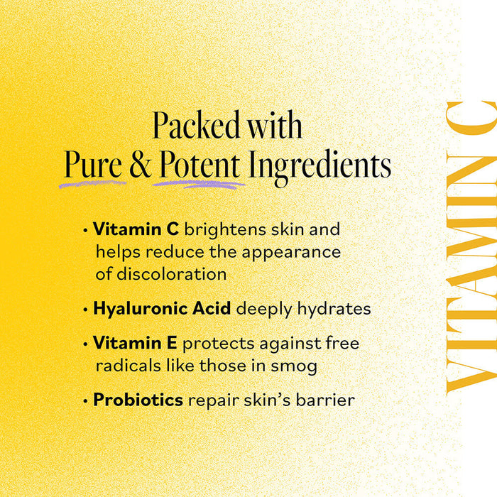 Derma-E Vitamin C Concentrated Serum with Hyaluronic Acid & Probiotics 30ml
