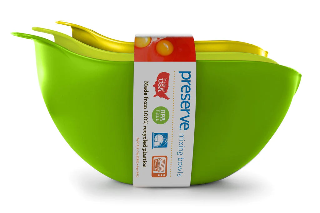 Preserve Mixing Bowls 2qt,3qt,4qt (Set of 3)