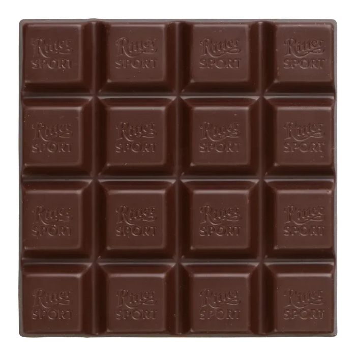 Ritter Sport Dark Chocolate with Whole Hazelnuts – Crunchy Whole Hazelnuts in Dark Chocolate (100g)