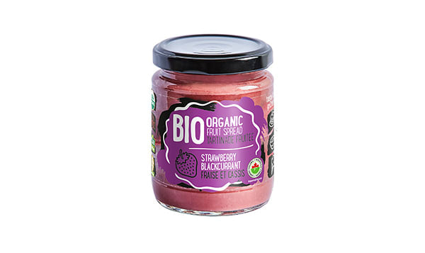 Bio Organic Fruit Spread, Strawberry Blackcurrant 270g