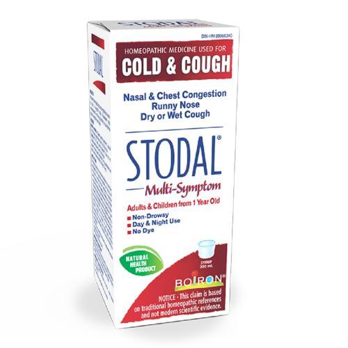 Boiron Stodal Cold & Cough Homeopathic Syrup 200ml 200l