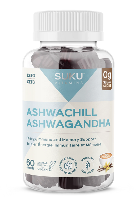 Suku Vitamins AshwaChill Ashwagandha – Stress Support Gummies (60 Gummies) 60gummies