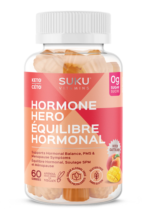 Suku Vitamins Hormone Hero – Hormonal Balance Support Gummies (60 Gummies) 60gummies