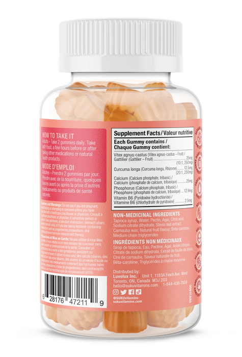 Suku Vitamins Hormone Hero – Hormonal Balance Support Gummies (60 Gummies) 60gummies