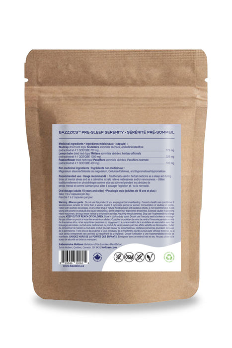 Ecotrend Bazzzics Pre-Sleep Serenity 10caps