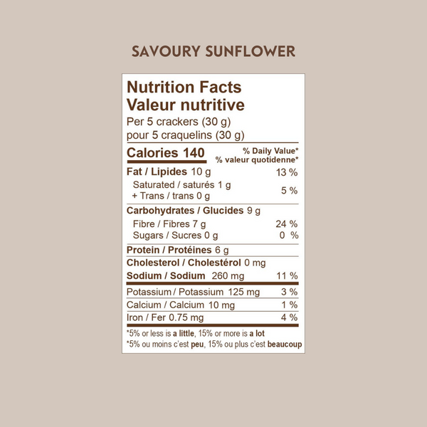 Eve's Gluten Free Crackers, Savoury Sunflower 108g
