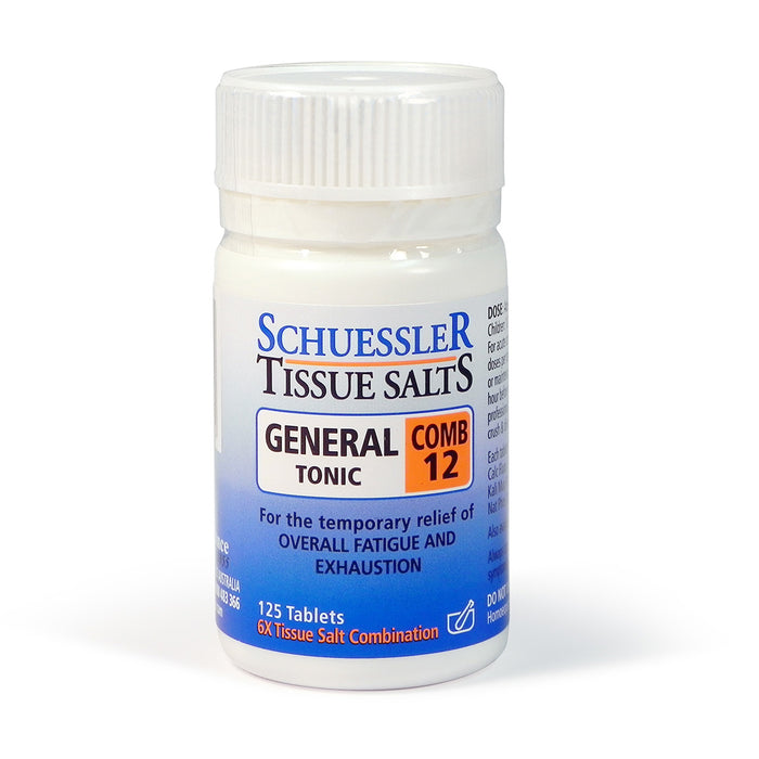 Shuellsler Tissue Salts General Tonic 125tablets