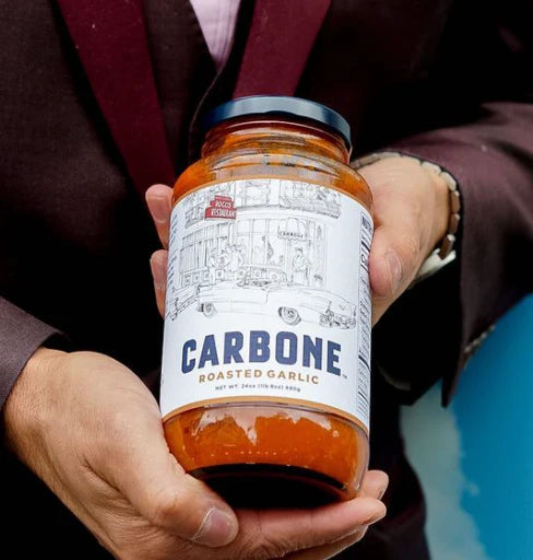 Carbone Roasted Garlic Pasta Sauce - Gourmet Italian Tomato Sauce (660ml)