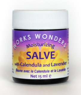 Works Wonders Moisturizing Salve with Calendula & Lavender 15ml
