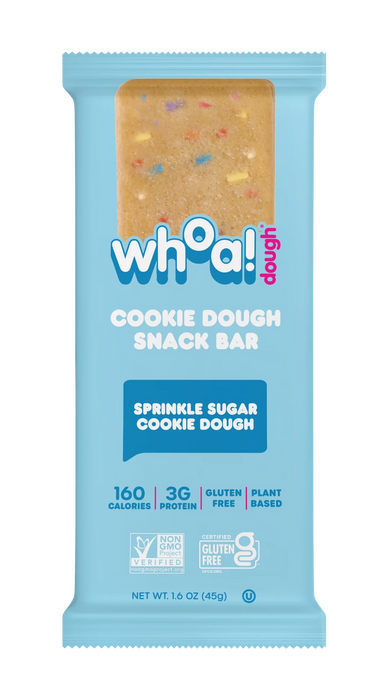 Whoa Dough Cookie Dough Snack Bar – Sprinkle Sugar, Gluten-Free (45g)