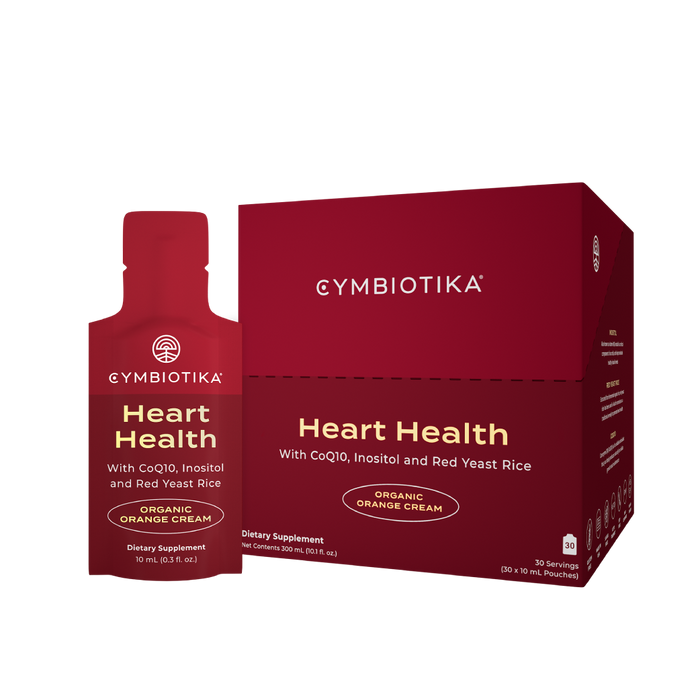 Cymbiotika Heart health with CoQ10, Inositol and Red Yeast Rice  30servings