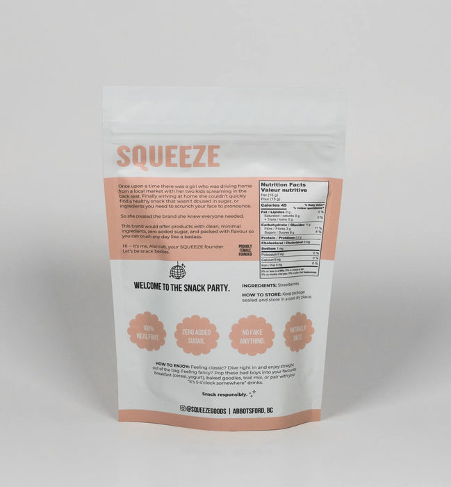 Squeeze Freeze-Dried Fruit - Strawberries (23g)
