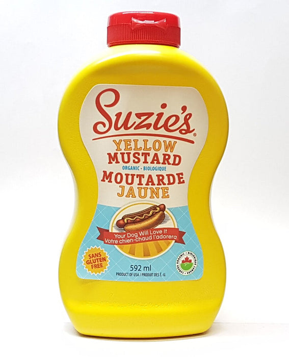 Suzie's Organic Yellow Mustard 592ml