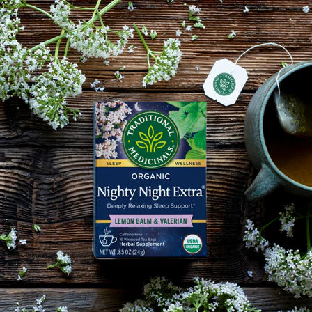 Traditional Medicinals Nighty Night Extra - Lemon Balm & Valerian 16 Tea Bags