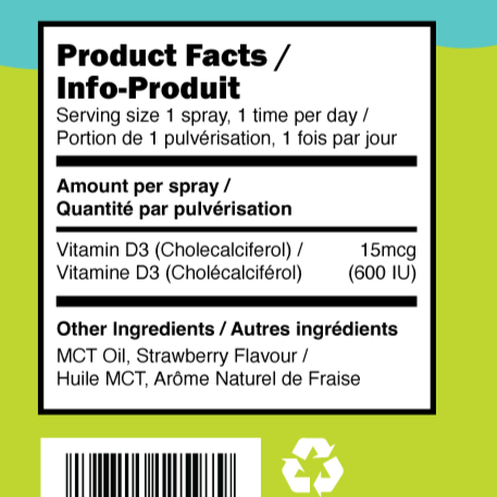 The Kids Vitamin Doctor Vitamin D Spray 30ML