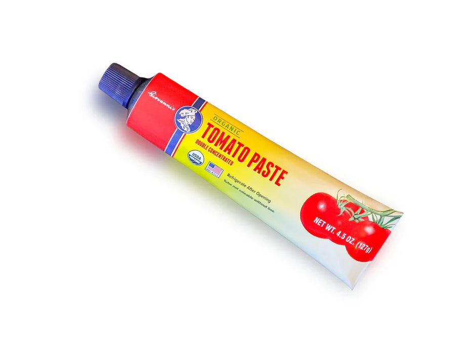 Giovanni's Organic Tomato Paste – Non-GMO, No Additives (130g)
