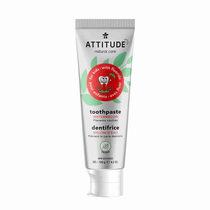 Attitude Kids Toothpaste WITH Fluroide Watermelon Flavour 120g