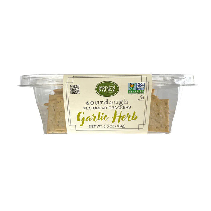 Partners Sourdough Crackers - Garlic Herb Flavor (184g)