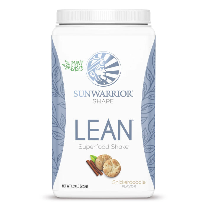 Sunwarrior Lean Plant-Based Superfood Shake Snickerdoodle Flavour 720g