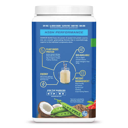 Sunwarrior Plant-Based Protein Blend Chocolate Flavour 750g