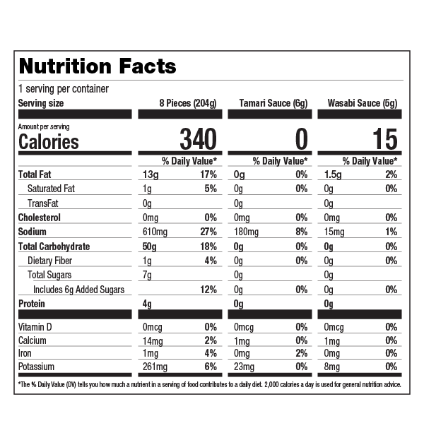 Konscious Plant Based California Roll With Avocado & Cucumber 210g