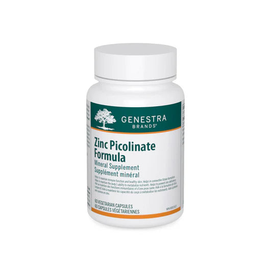 Genestra Zinc Picolinate - 60 Vegetable Capsules, Minerals 60vcaps