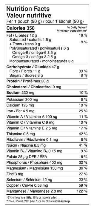 Holos Organic Overnight Muesli, Plant-Based Protein, Probiotics; Vanilla 20g