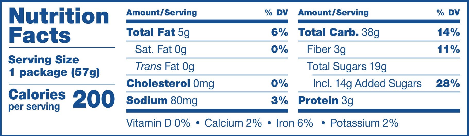 Nature's Bakery Fig Bar, Blueberry 5x57g