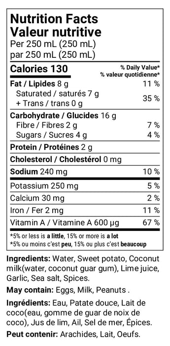Kits Kitchen Yam + Coconut Soup 700ml
