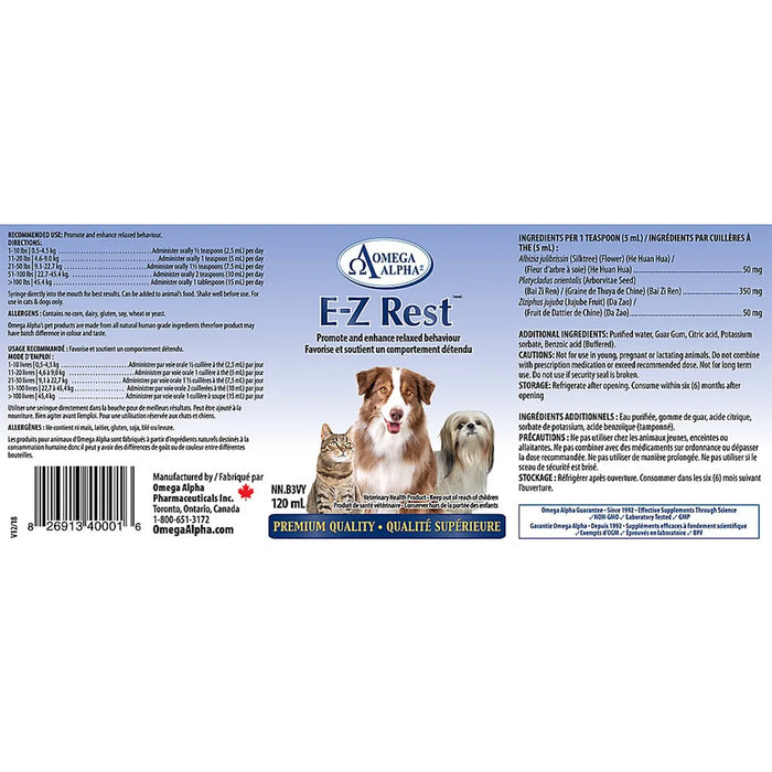 Omega Alpha E-Z Rest Relaxed Behaviour 500ml