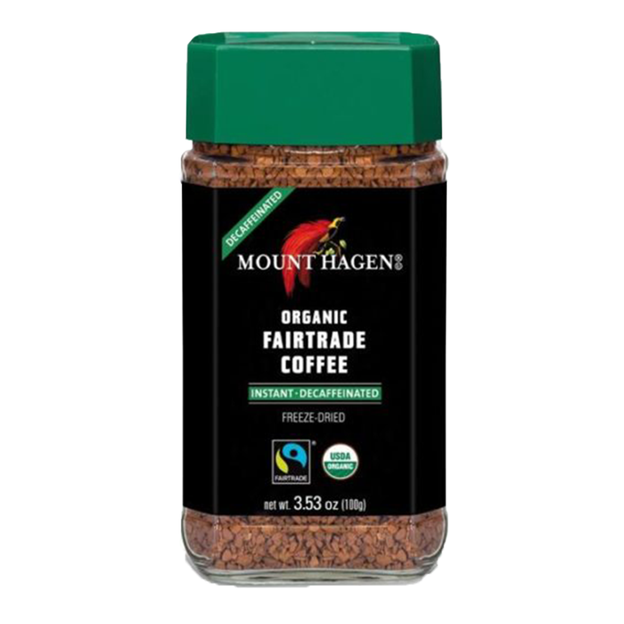 Mount Hagen Organic Fairtrade Instant Decaf Coffee 100g