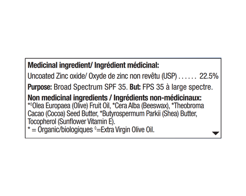 Badger SPF35 Facestick Clear Zinc 18.4g