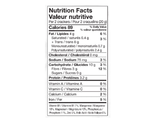 Oh My Yummies Classic Crackers Organic, Super Seed, Gluten Free, Vegan. 130g