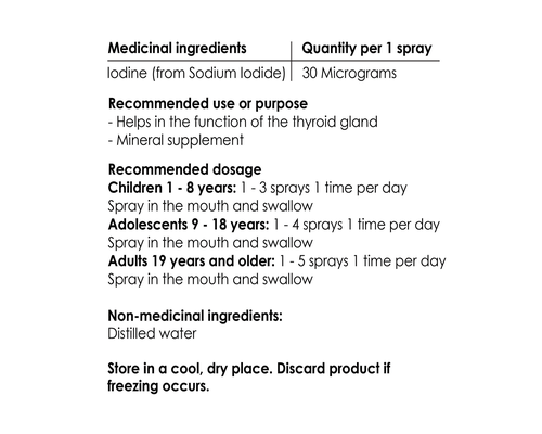 Ionovo Iodine Oral Spray  30ml