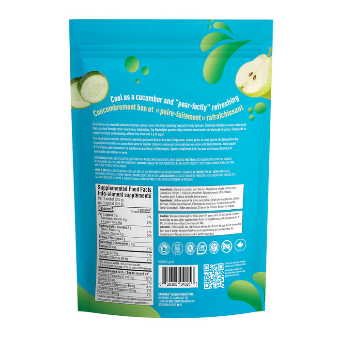 Organika Electrolytes Sachet Cucumber Pear 3.5g 1sachet