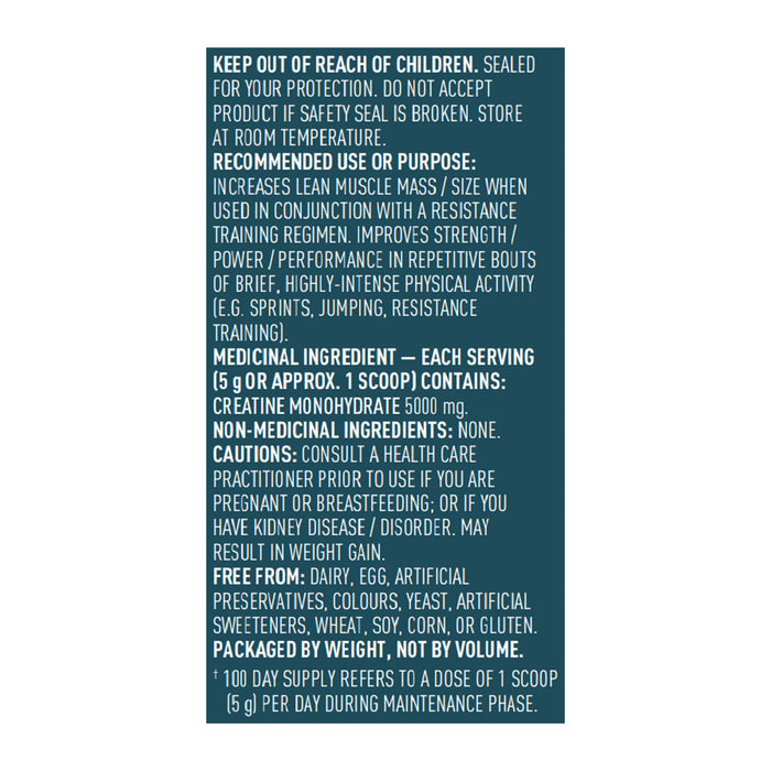 Organika Pure Micronized Creatine Monohydrate 500g