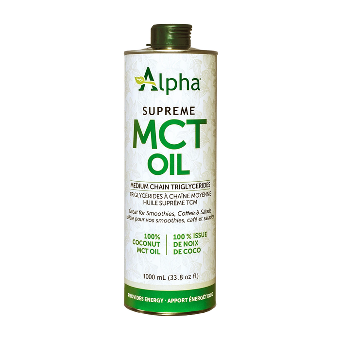 Alpha Health Products-Supreme 60/40 100% Coconut Mct Oil 1l