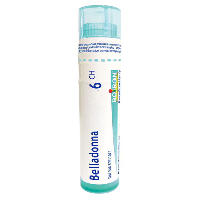 Boiron Homeopathic Belladonna 6ch - 4g