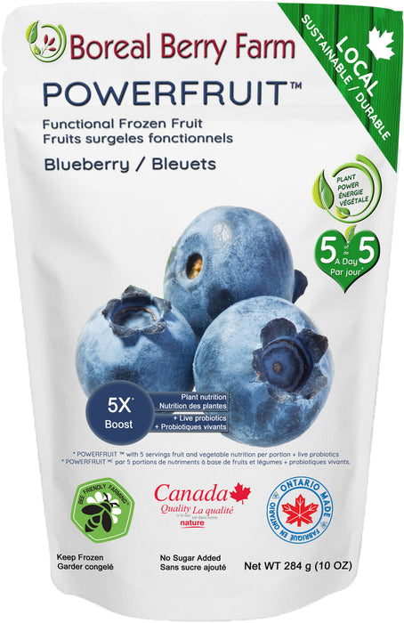 Boreal Berry Farm Powerfruit Wild Blueberries 284g