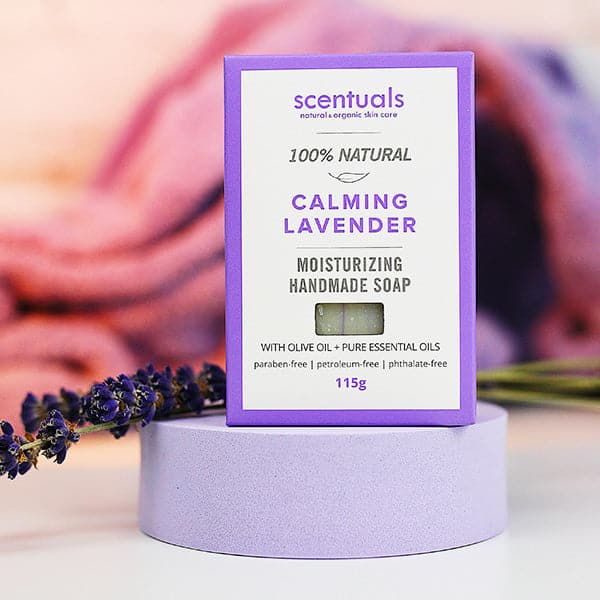 Scentuals Handmade Soap Calming Lavender 115g