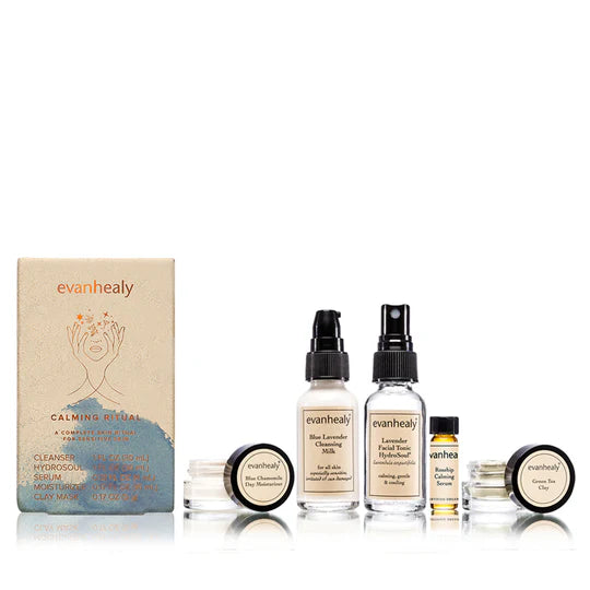 Evanhealy Calming Ritual Kit – Complete Skin Ritual for Sensitive Skin (1 Kit) 1Kit