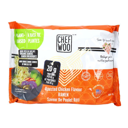 CHEF WOO PLANT BASED RAMEN ROASTED CHICKEN FLAVOUR 85g