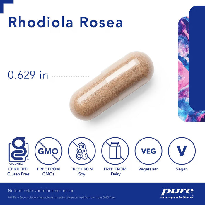 Pure Encapsulations Rhodiola Rosea – Mental and Physical Performance Support (90 Capsules)