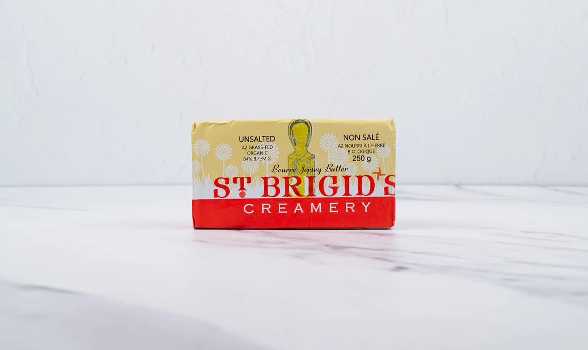 St. Brigid's Creamery Unsalted Jersey Butter – Grass-Fed, Small Batch (250g)