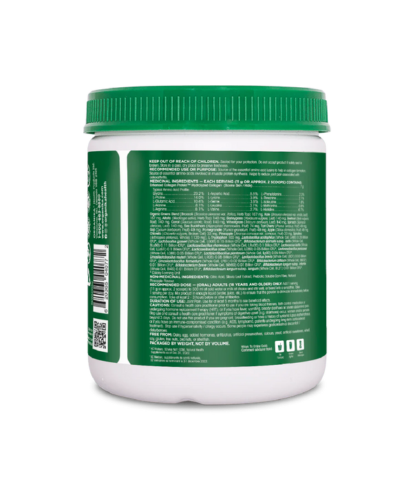 Organika Enhanced Collagen & Power Greens Powder 220g